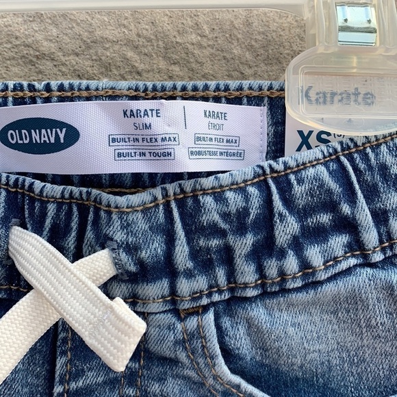 Old Navy Karate Slim Cutoff Distressed Denim Shorts Size 5 - Picture 7 of 10